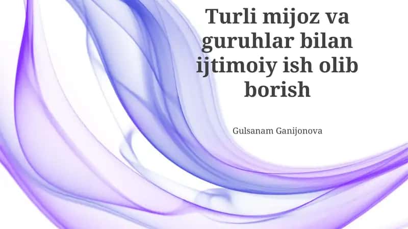 Yosh va avlodlararo farqlar 1