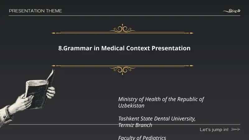 Grammar in Medical Context Presentation 1
