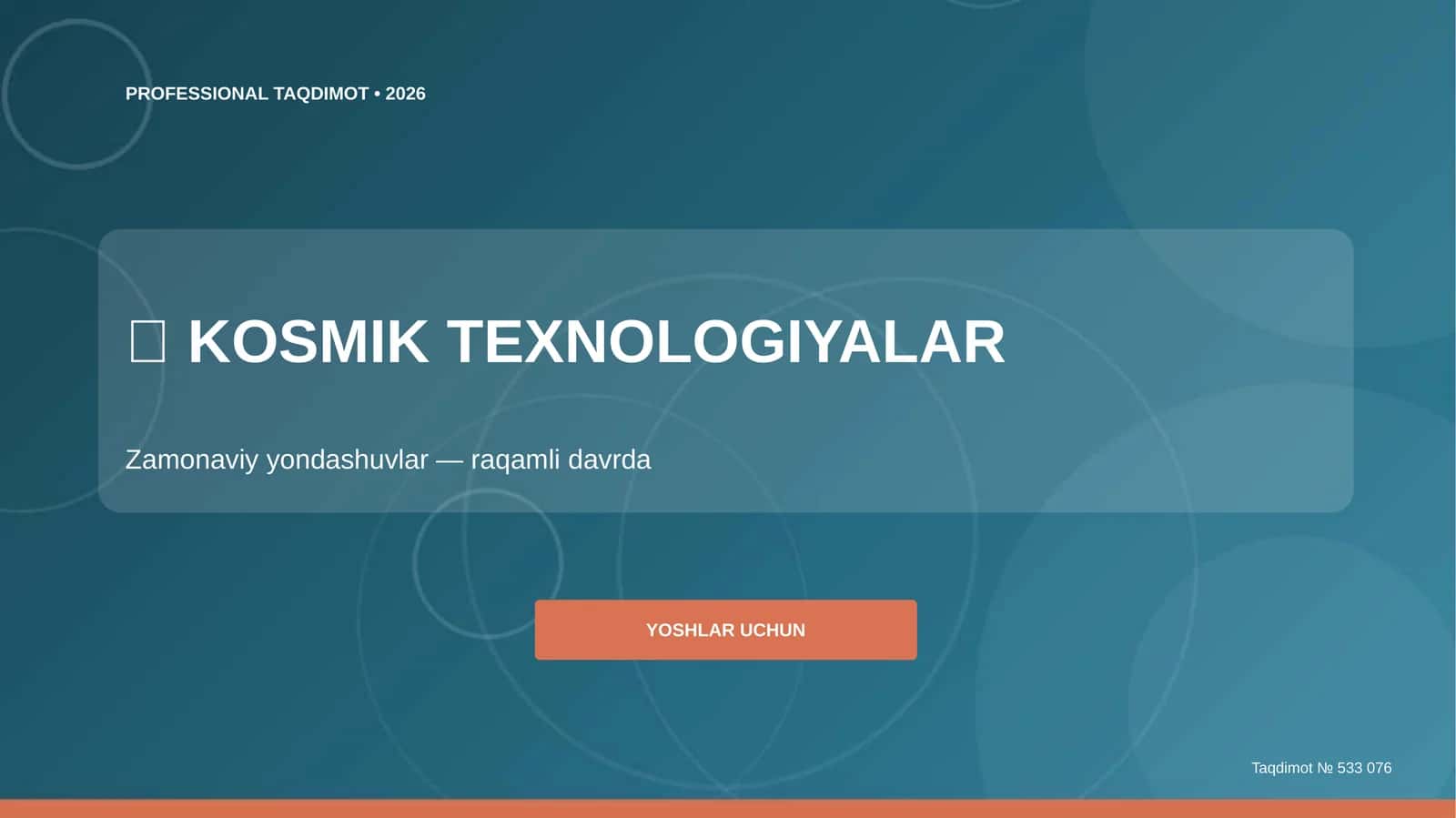 Zamonaviy yondashuvlar — raqamli davrda 1