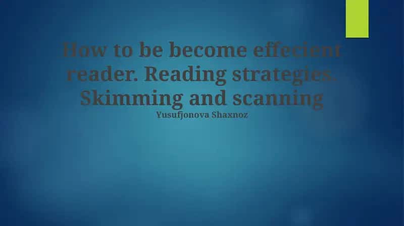 Unlocking Efficient Reading: Strategies and Benefits 1