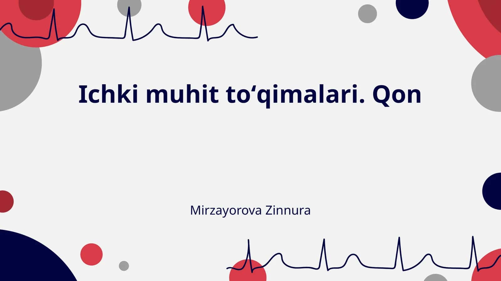 Qon to'qimalari 1