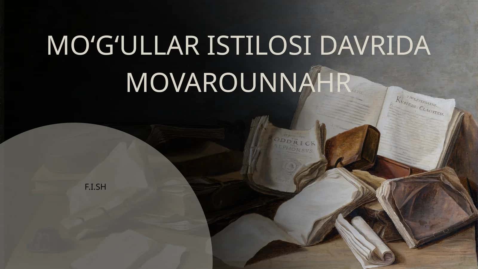 Mo'g'ullar istilosi 1