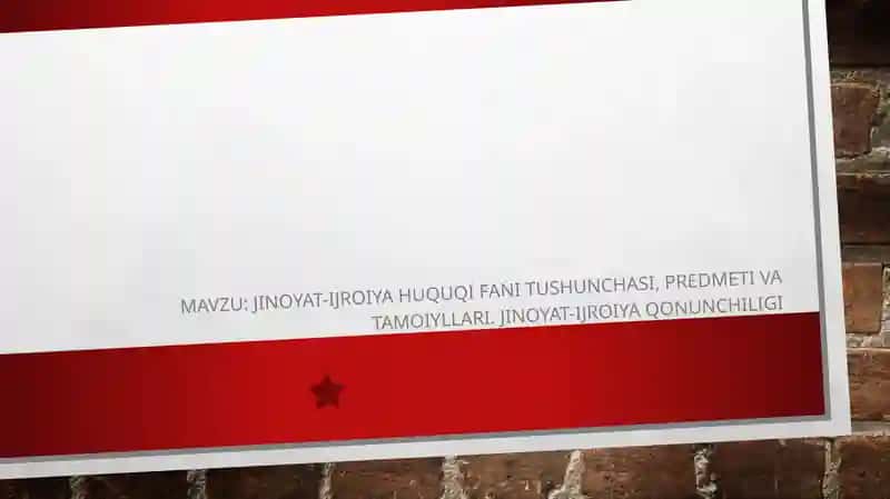 O`ZBEKISTON RESPUBLIKASI JINOYAT - IJROIYA KODEKSI