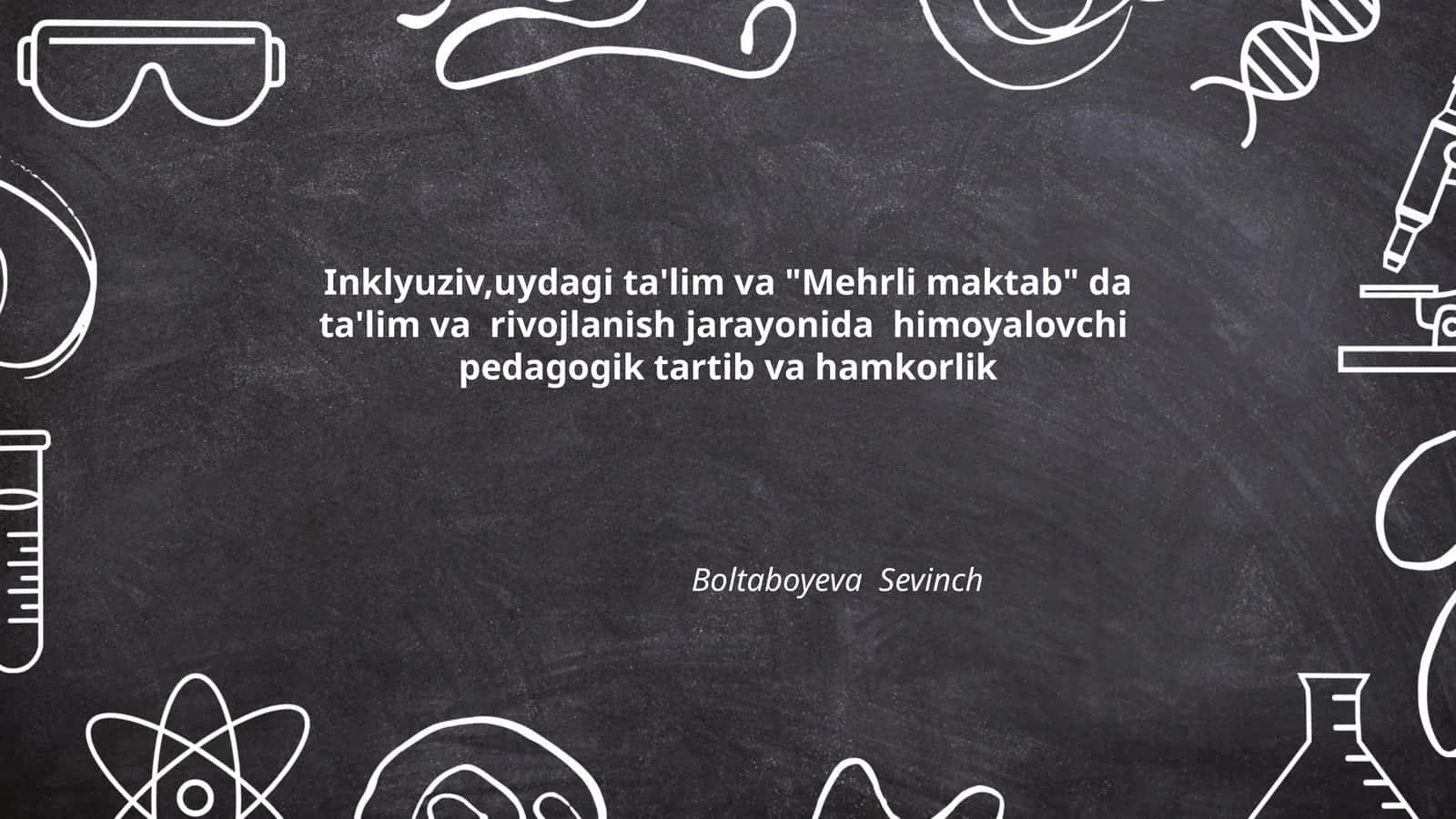 Mehrli maktab pedagogik tadbirlariga himoya 1