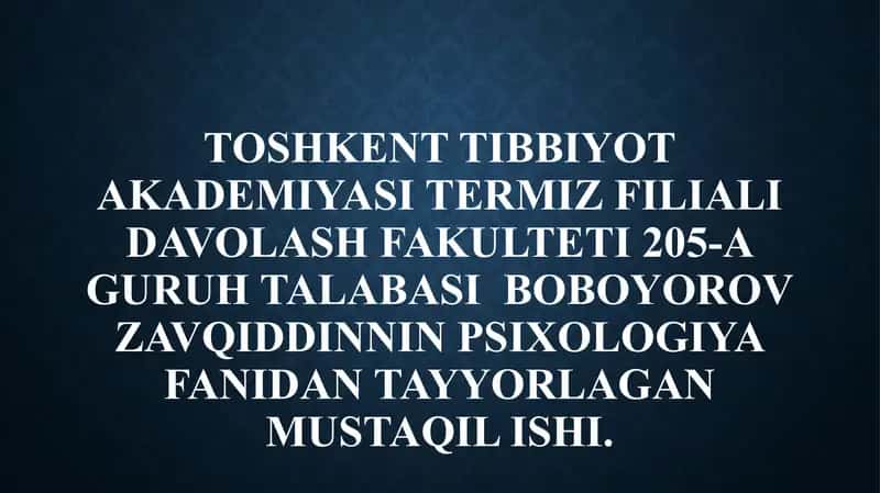 Nevroz kasalligi profilaktikasi va davolash 1
