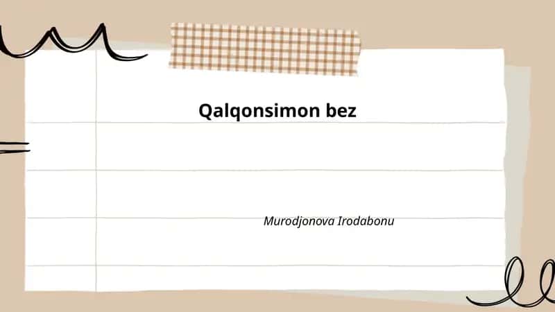 Qalqonsimon bez anatomiyasi 1