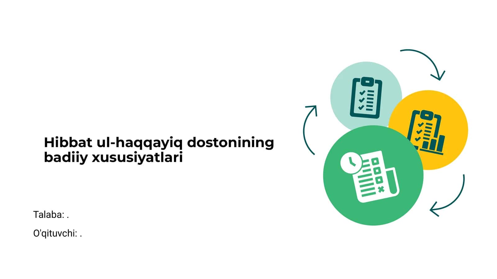 Hibbat ul-haqqayiq dostonining badiiy xususiyatlari 1