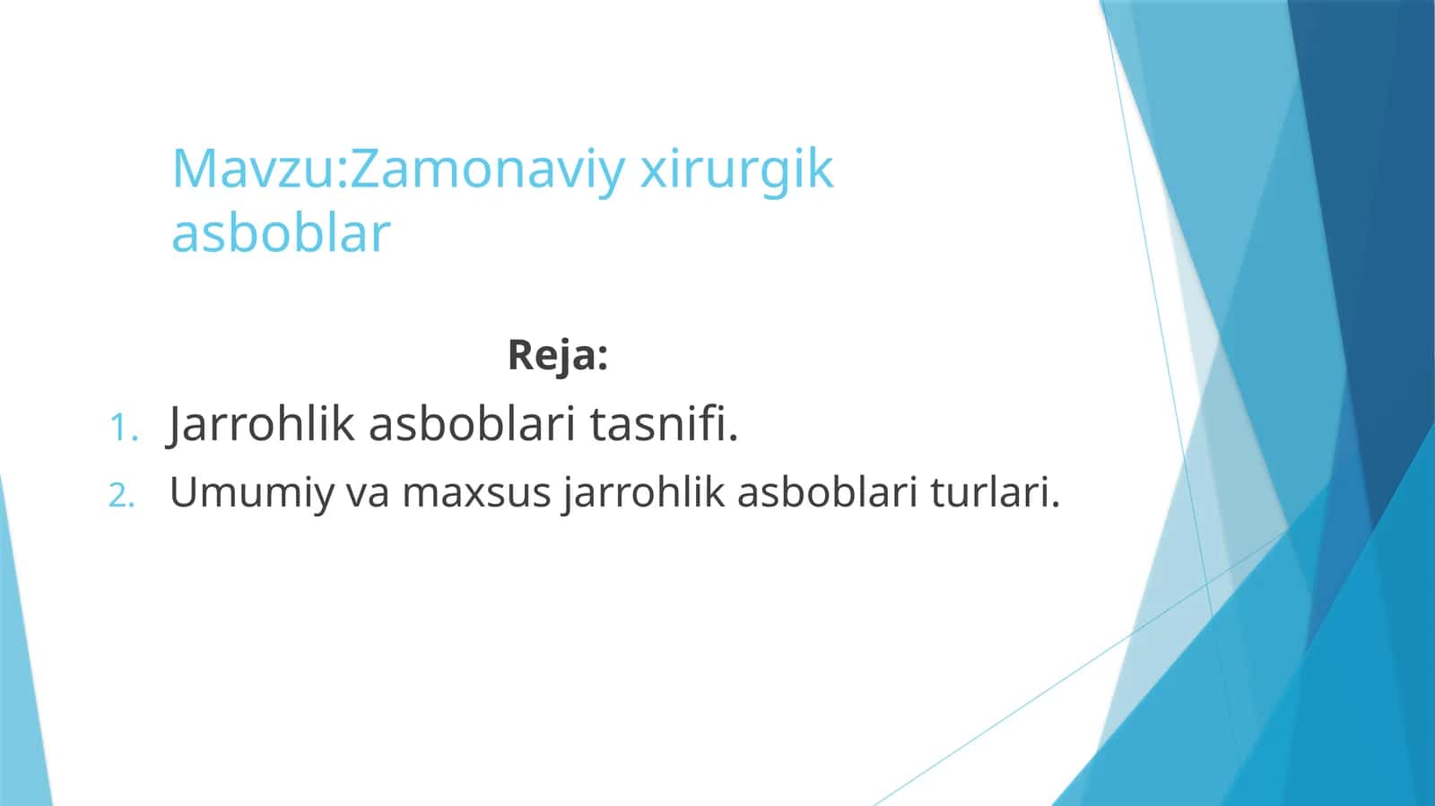 Zamonaviyxirurgikasboblar 1