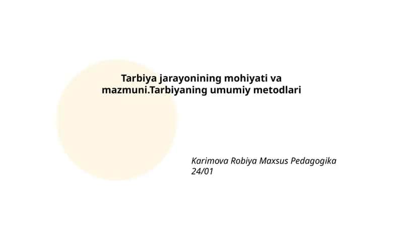Karimova Robiya Maxsus Pedagogika 24/01 1