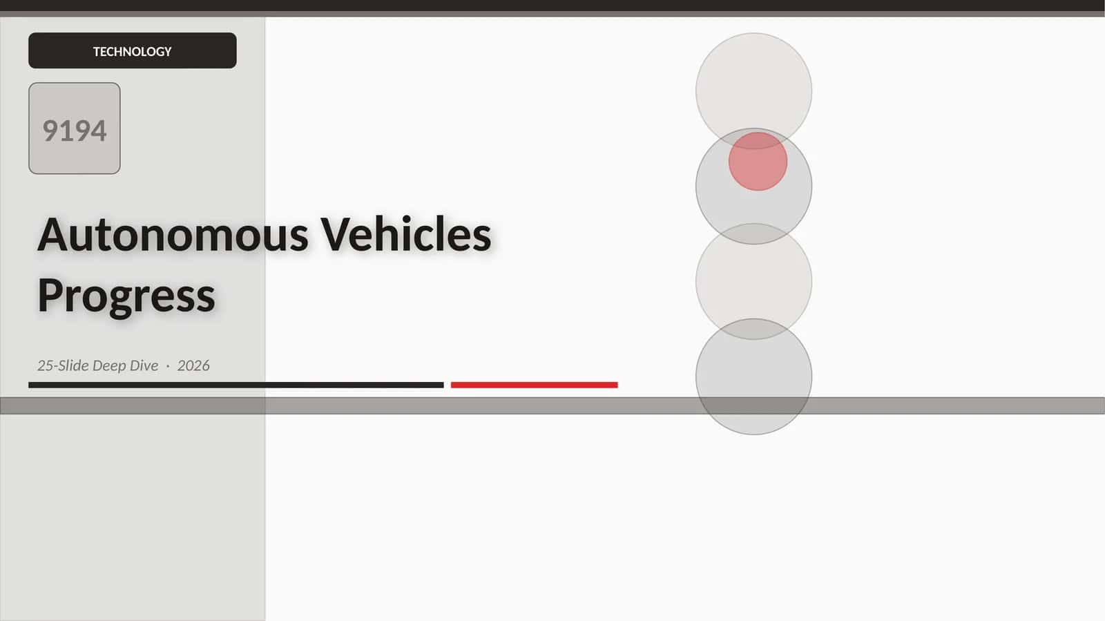 Autonomous Vehicles Progress 1