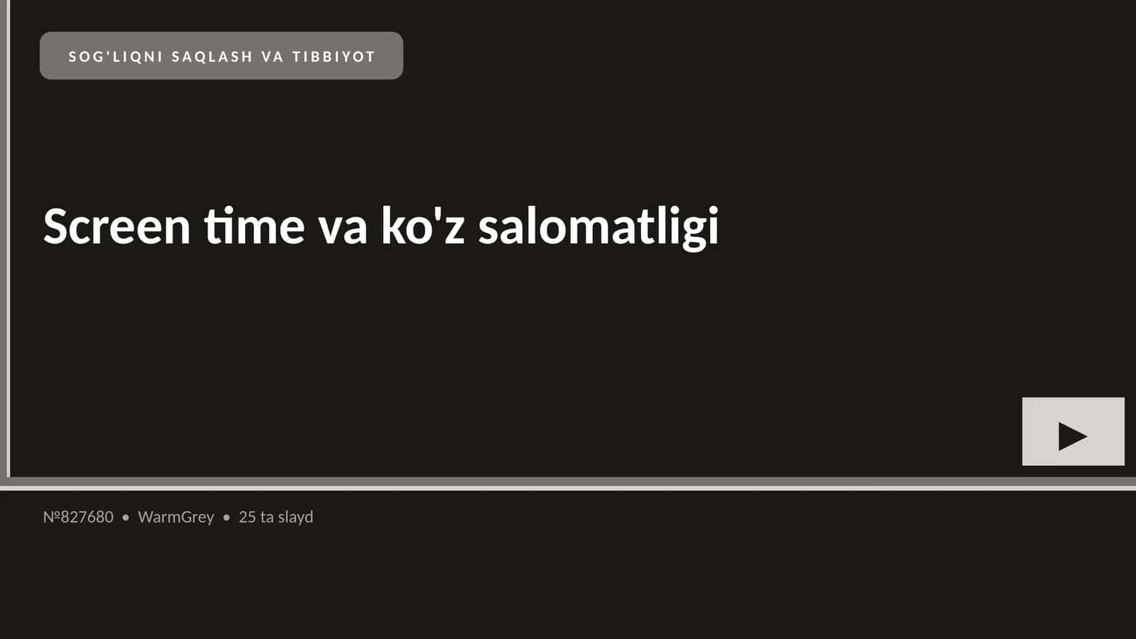 Screen time va ko'z salomatligi 1