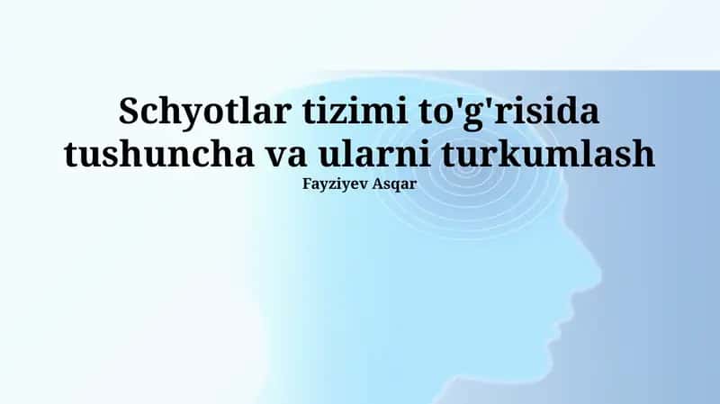 Buxgalteriya Hisobi Tizimlari 1