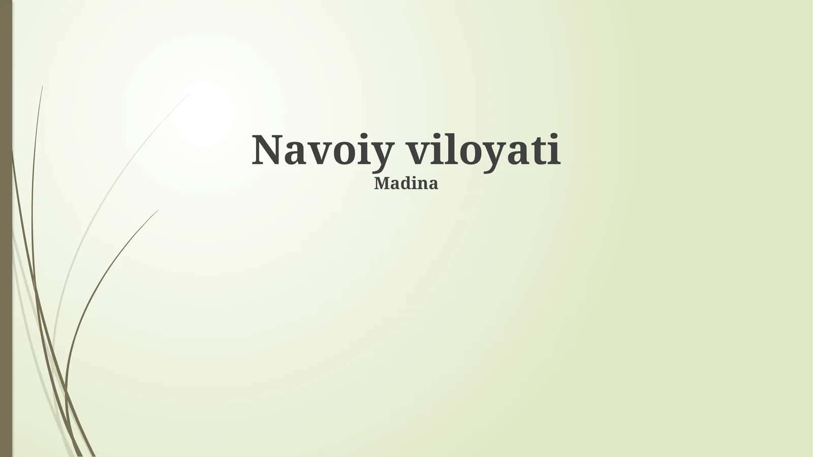 Navoiy viloyati 1