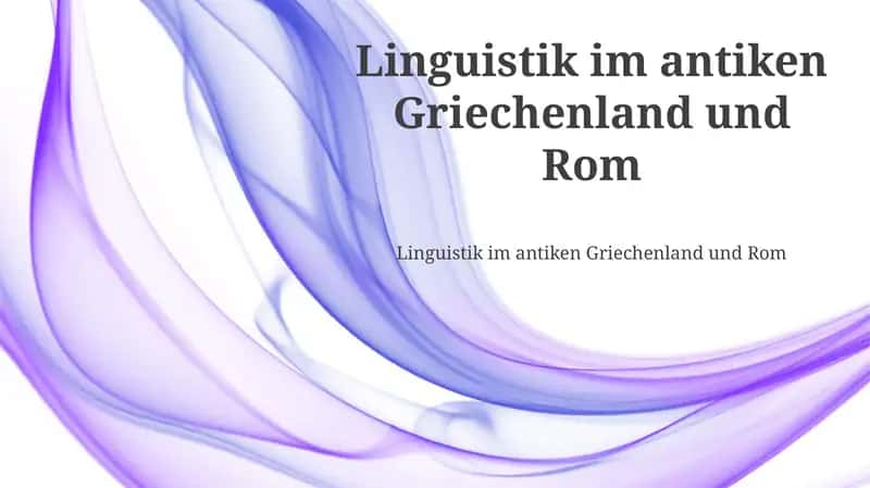 Varro und die römische Sprachwissenschaft 1