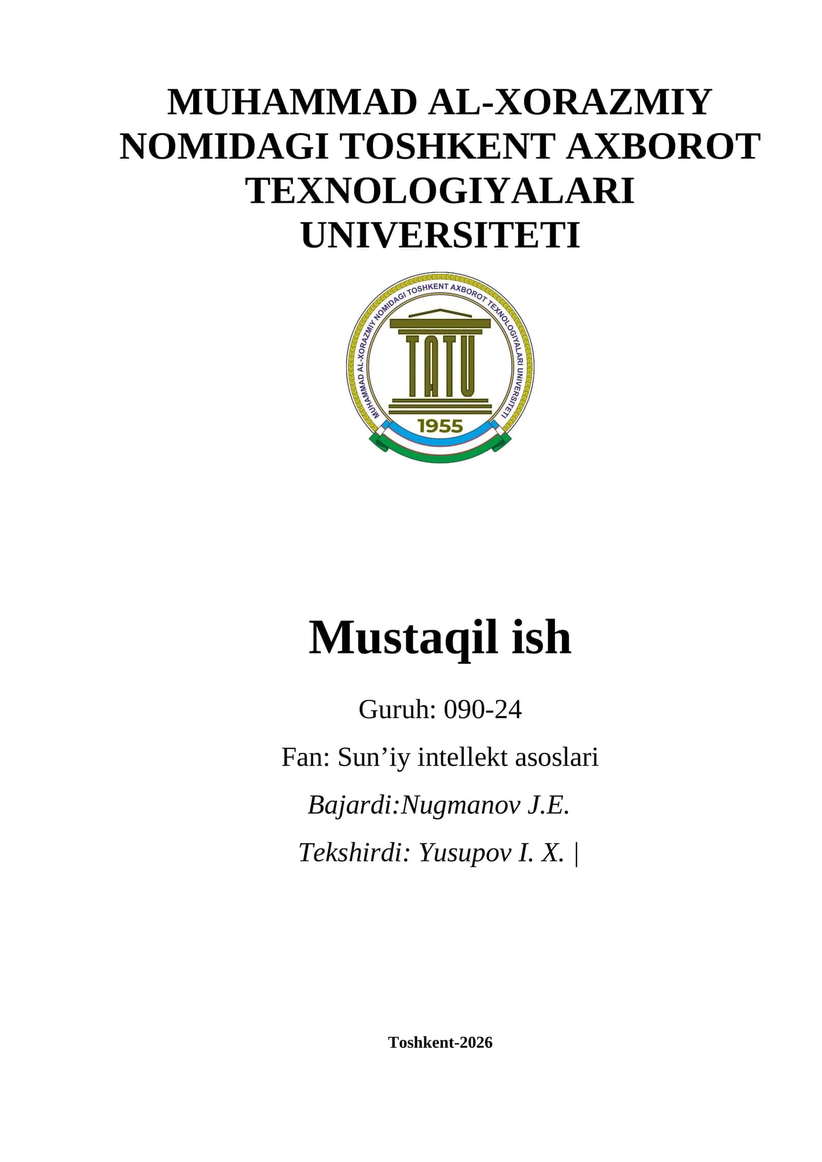 Mashinali o'qitishda ma'lumotlarni normallashtirish va standartlashtirish usullari 1