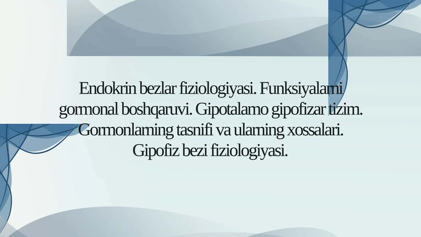 Endokrin sistemasi 1