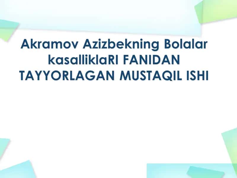 Гижжа касаллиги 1