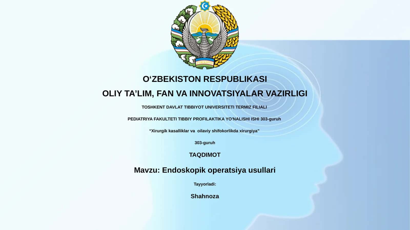 Endoskopik operatsiya usullari 1