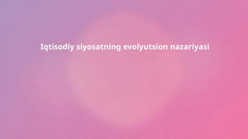Davlat Qarzi va Iqtisodiy O'sish 1