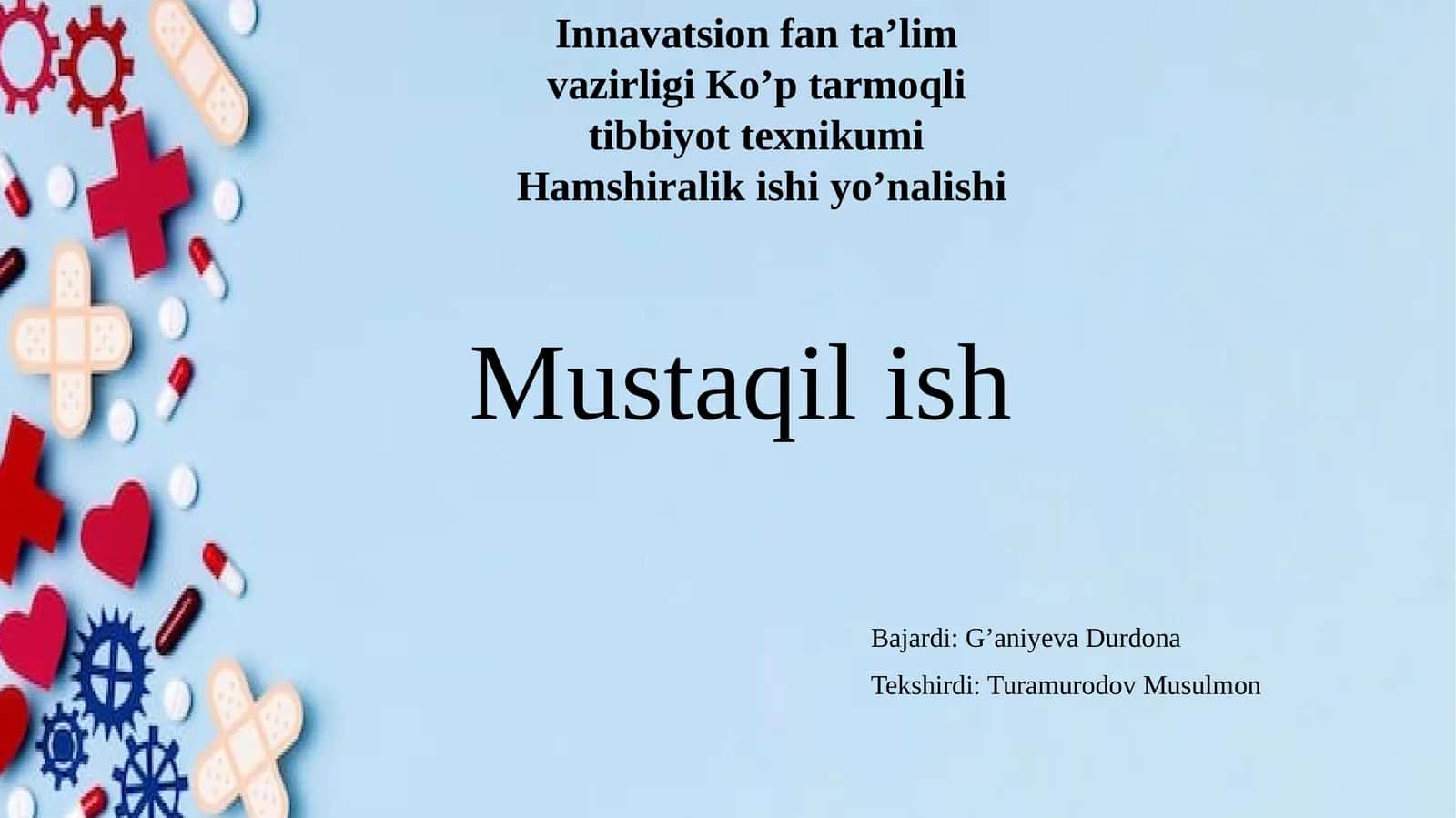 Hazm kanali va hazma'zolari 1