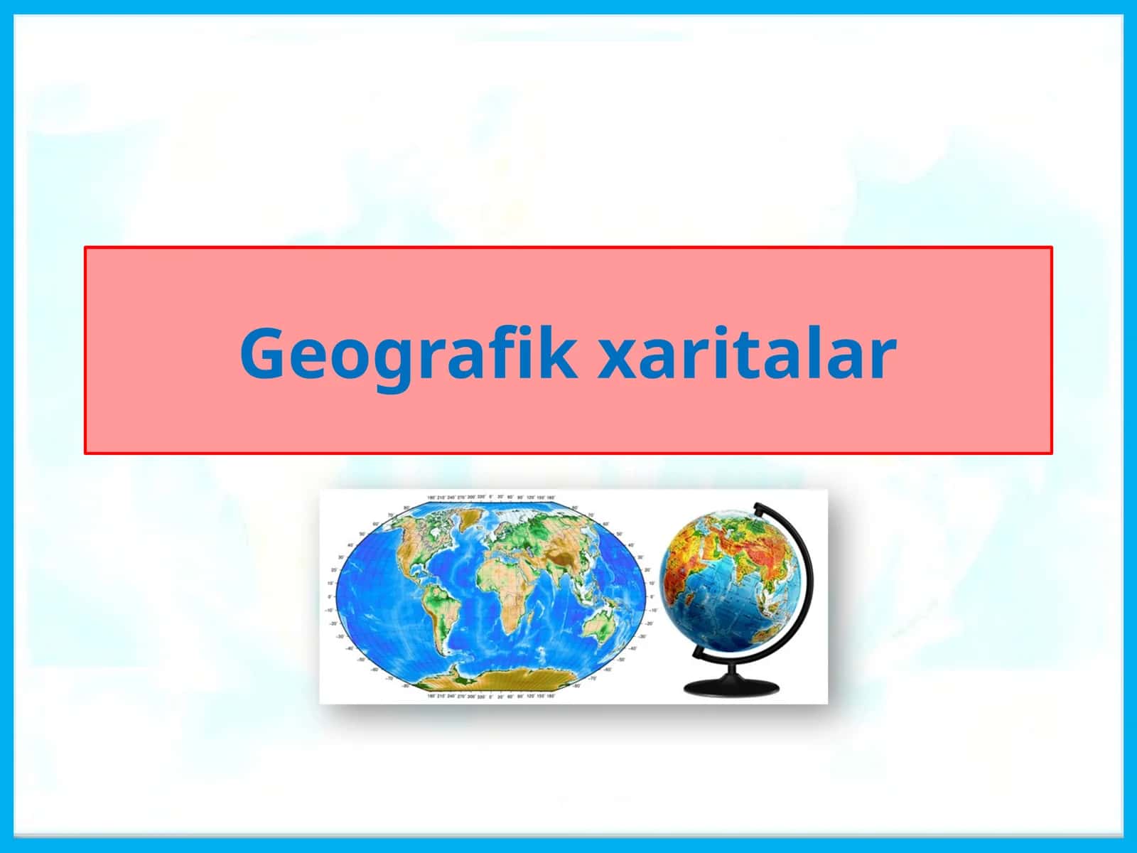 Geografik xaritalar 1