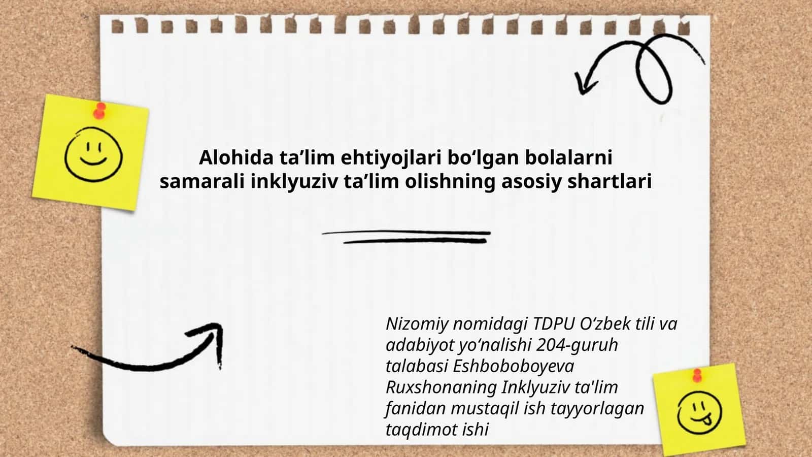 Inklyuziv taʼlim olishning asosiy shartlari 1