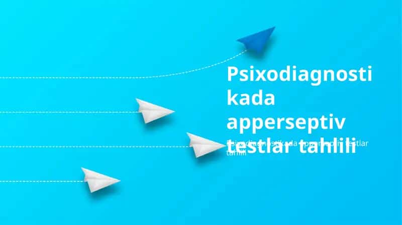 Apperseptiv Testlar Tahlili 1