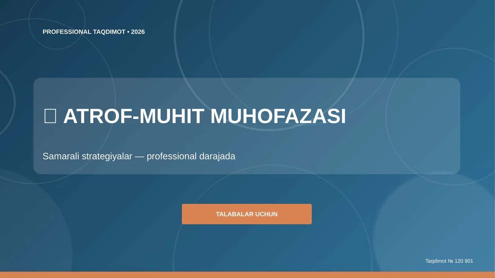 ATROF-MUHIT MUHOFAZASI 1