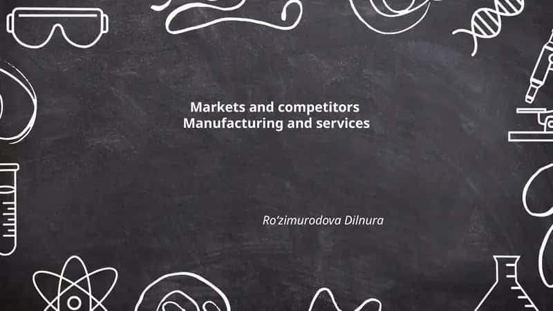 Market Segmentation in Manufacturing and Services 1
