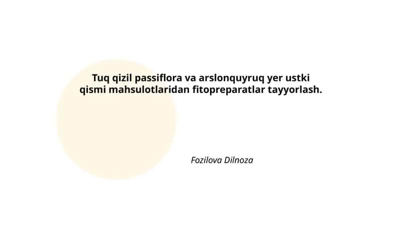 Tuq qizil passiflora va arslonquyruq 1