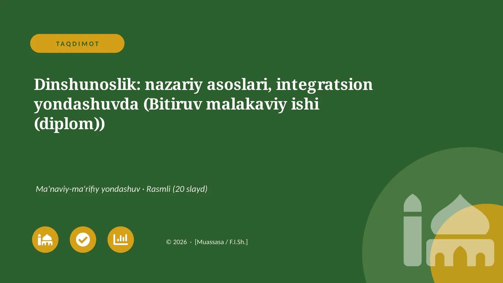 Dinshunoslik: nazariy asoslari 1
