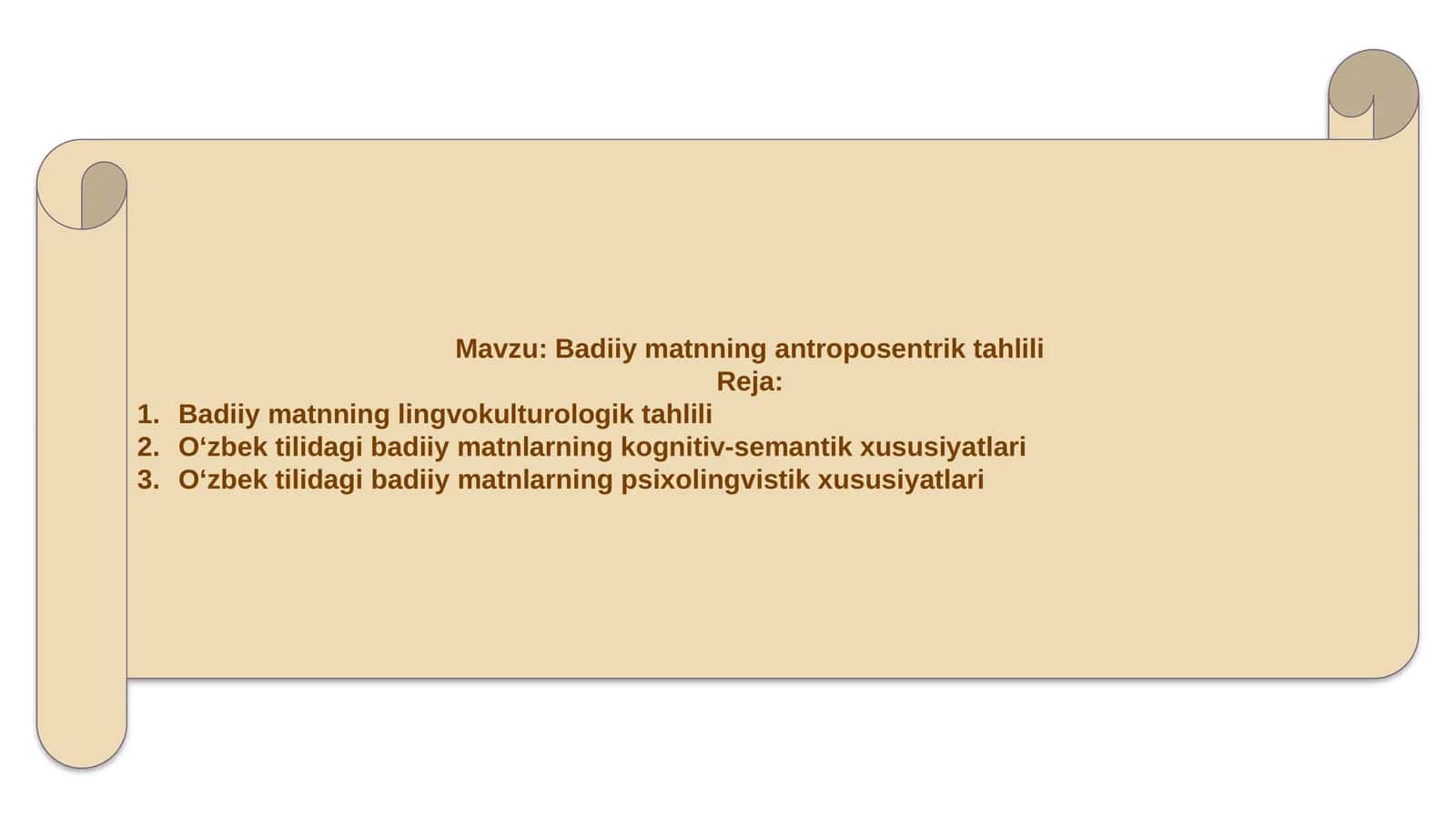 Badiiy matnning antroposentrik tahlili 1