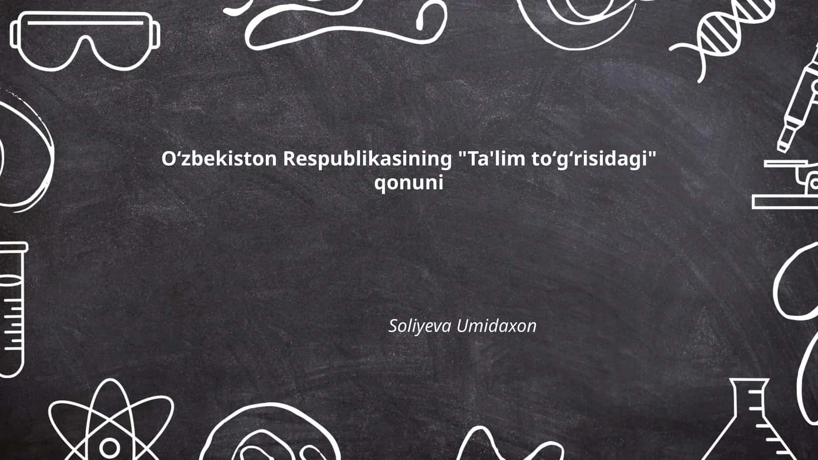 Davlat ta’lim siyosatining asosiy yo‘nalishlari 1