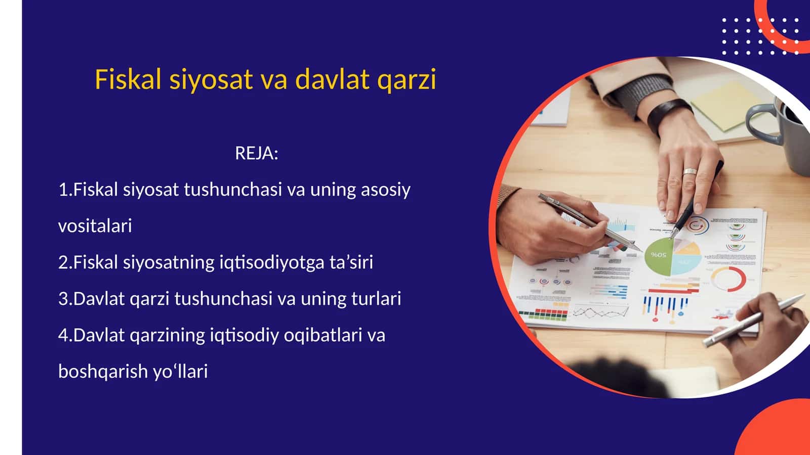 Fiskal siyosat va davlat qarzi 1