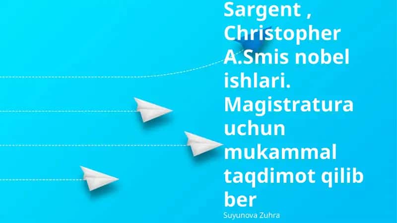 Magistratura uchun mukammal taqdimot 1