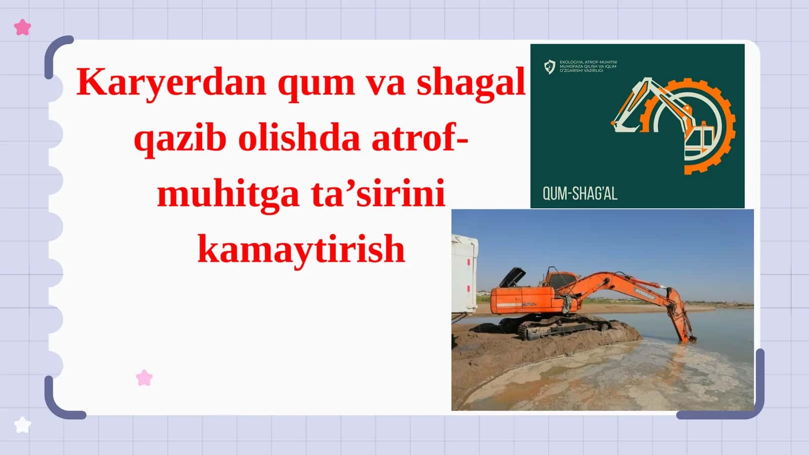 Atrof-muhitga ta'sirni kamaytirish 1
