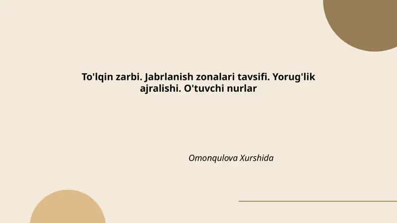 To'lqin zarbi 1