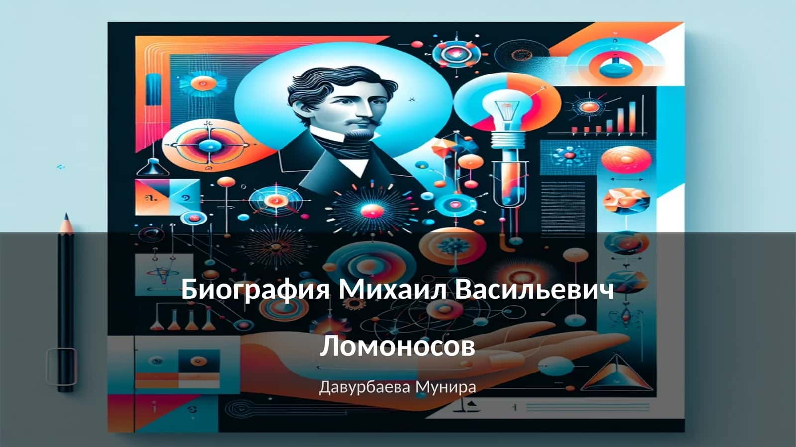 Биография Михаил Васильевич Ломоносов 1