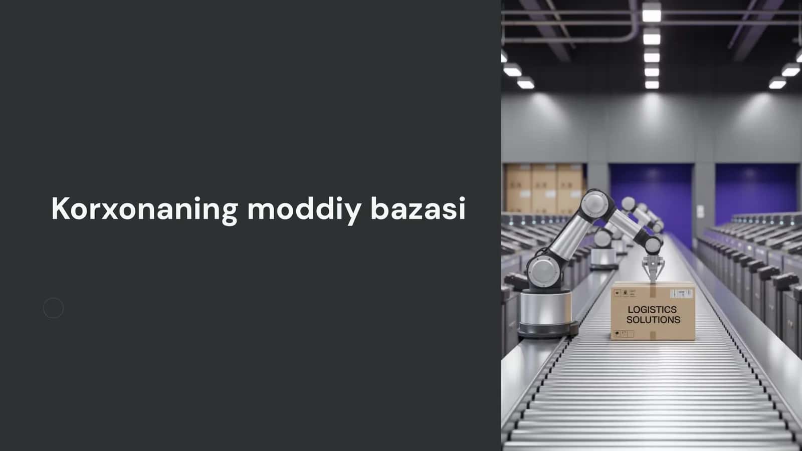 Korxonaning moddiy bazasi 1