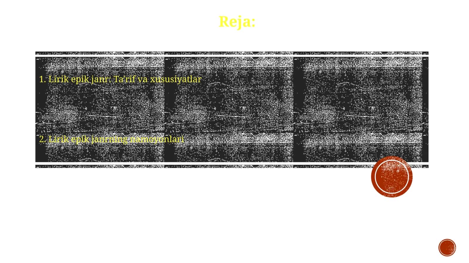 Lirik epik janr: Ta'rif va xususiyatlar 1