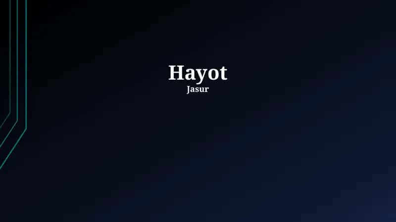 Hayot: Ta'riflar va Asoslar 1