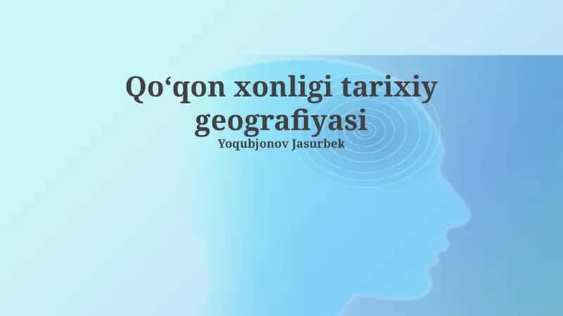 Qoʻqon xonligi tarixiy geografiyasi 1