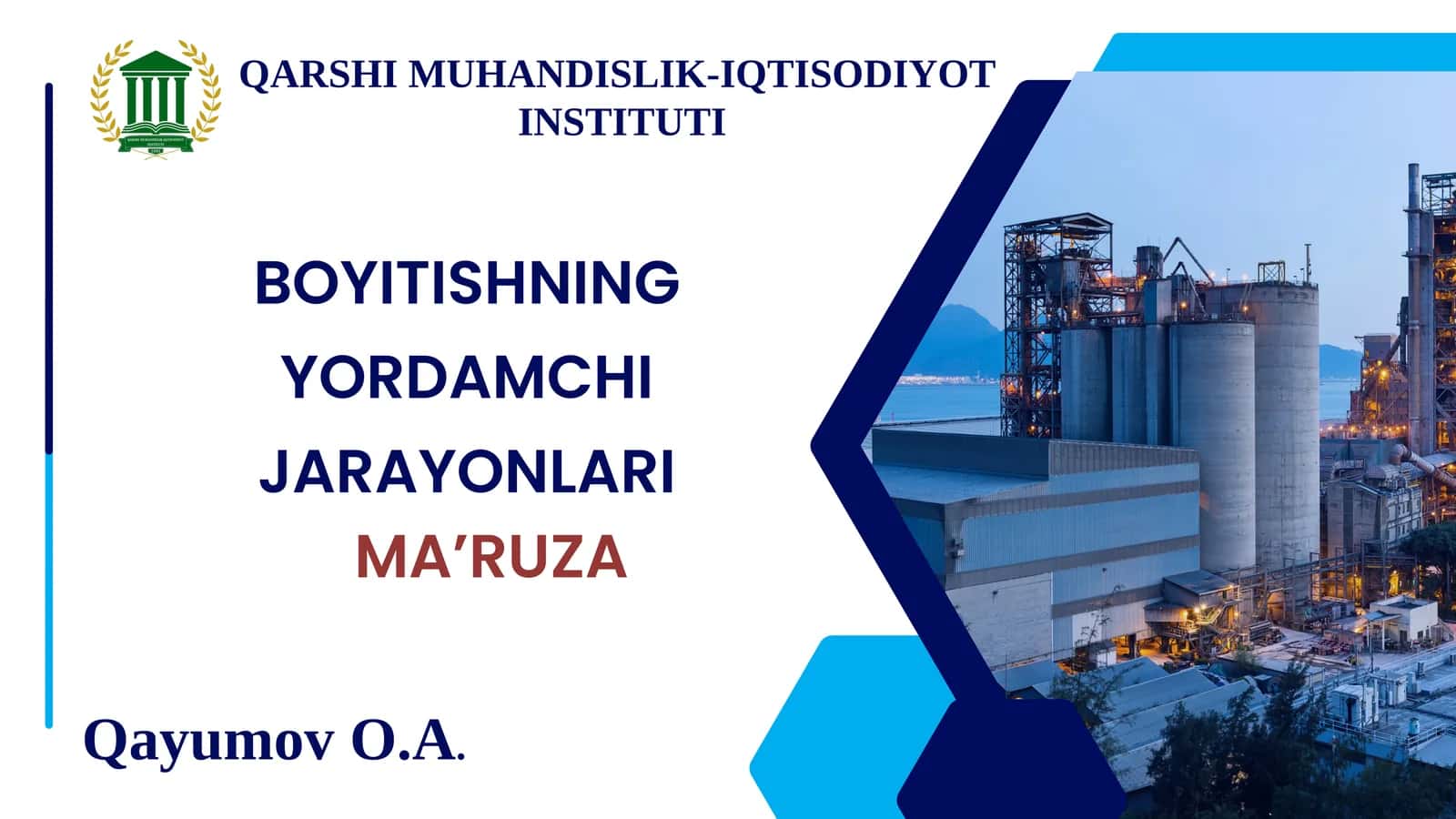 BOYITISHNING YORDAMCHI JARAYONLARI 1