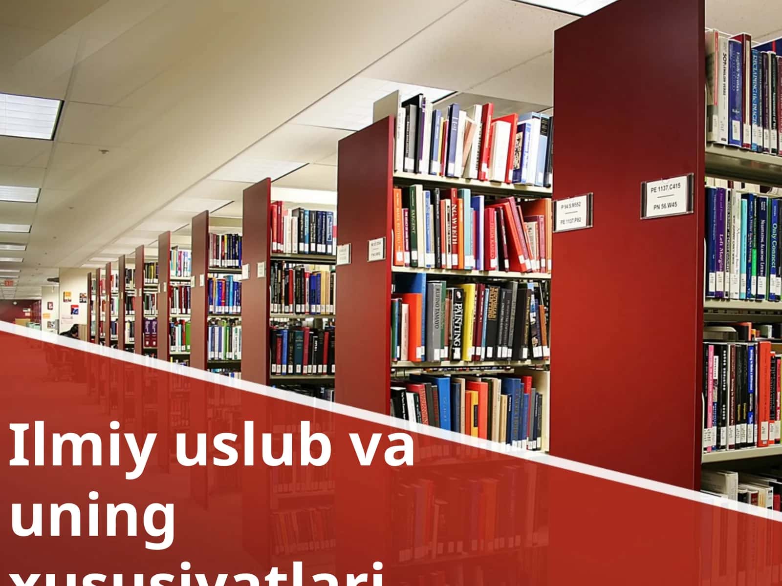 Ilmiy uslub va uning xususiyatlari 1