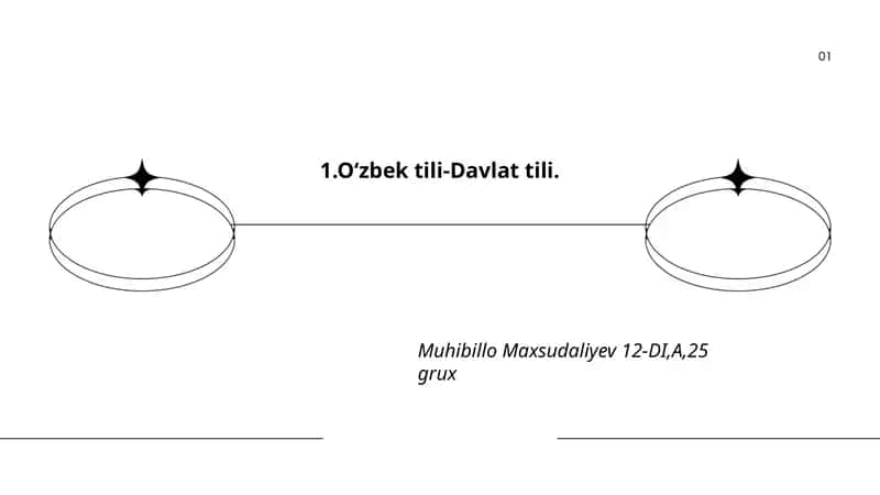 O‘zbek tili-Davlat tili 1