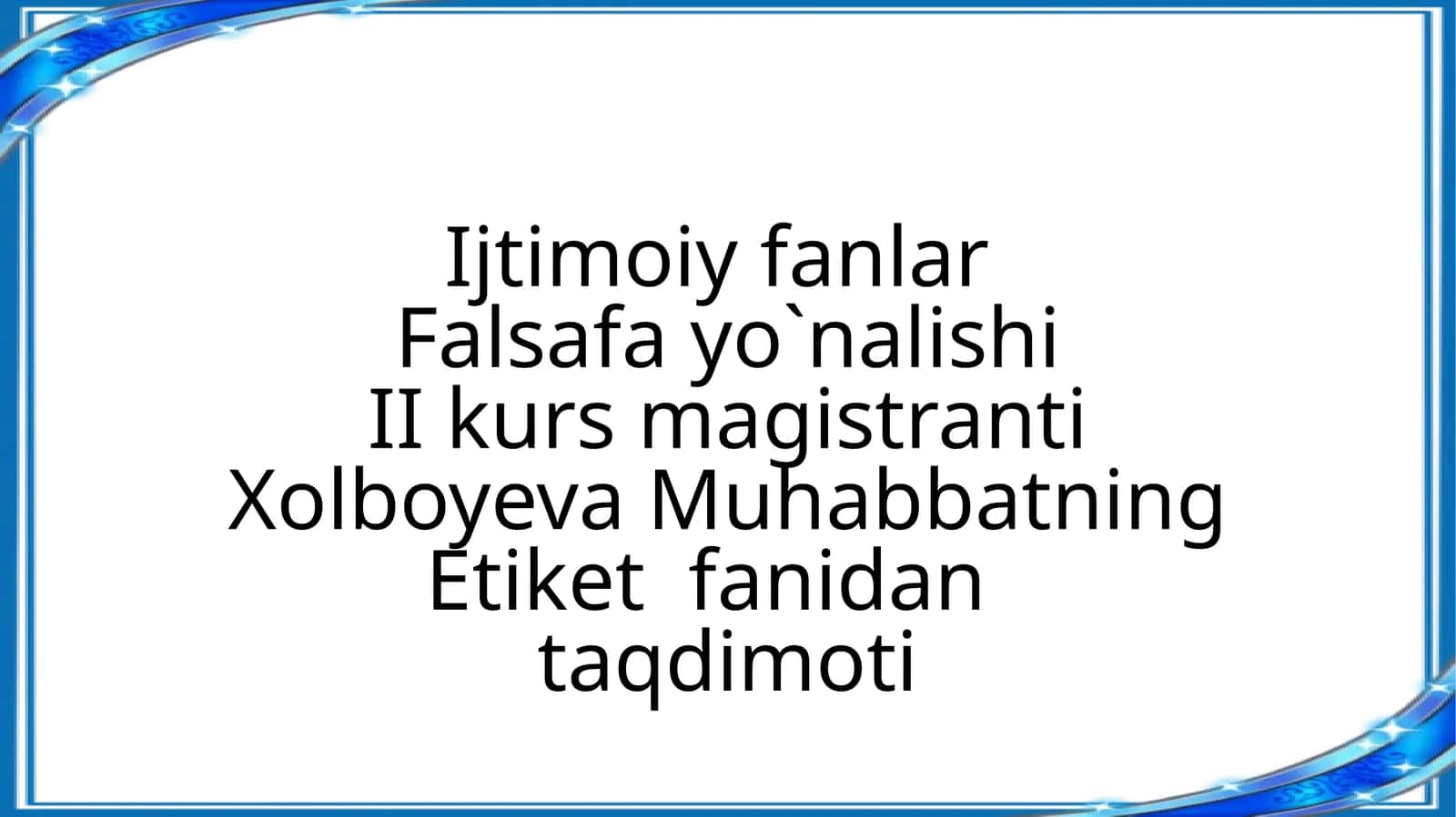 Diplomatik etiket qoidalari 1