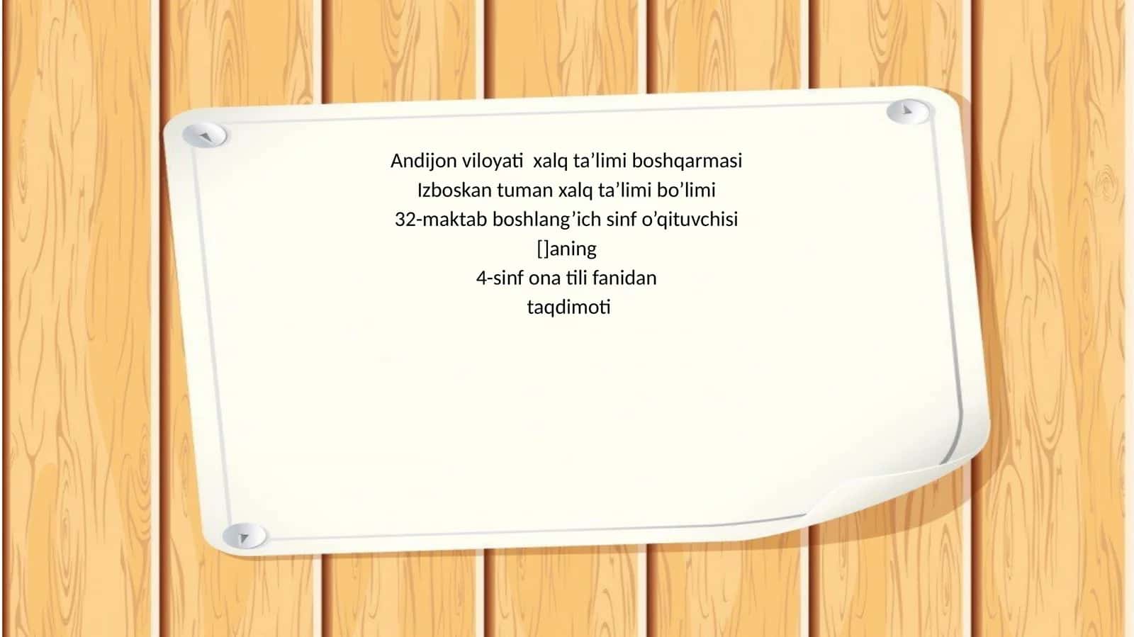 Fe’lzamonlari 1