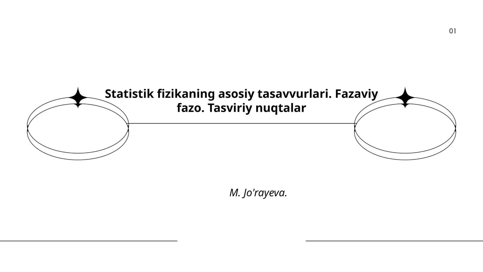 Statistik fizikaning asosiy tasavvurlari 1