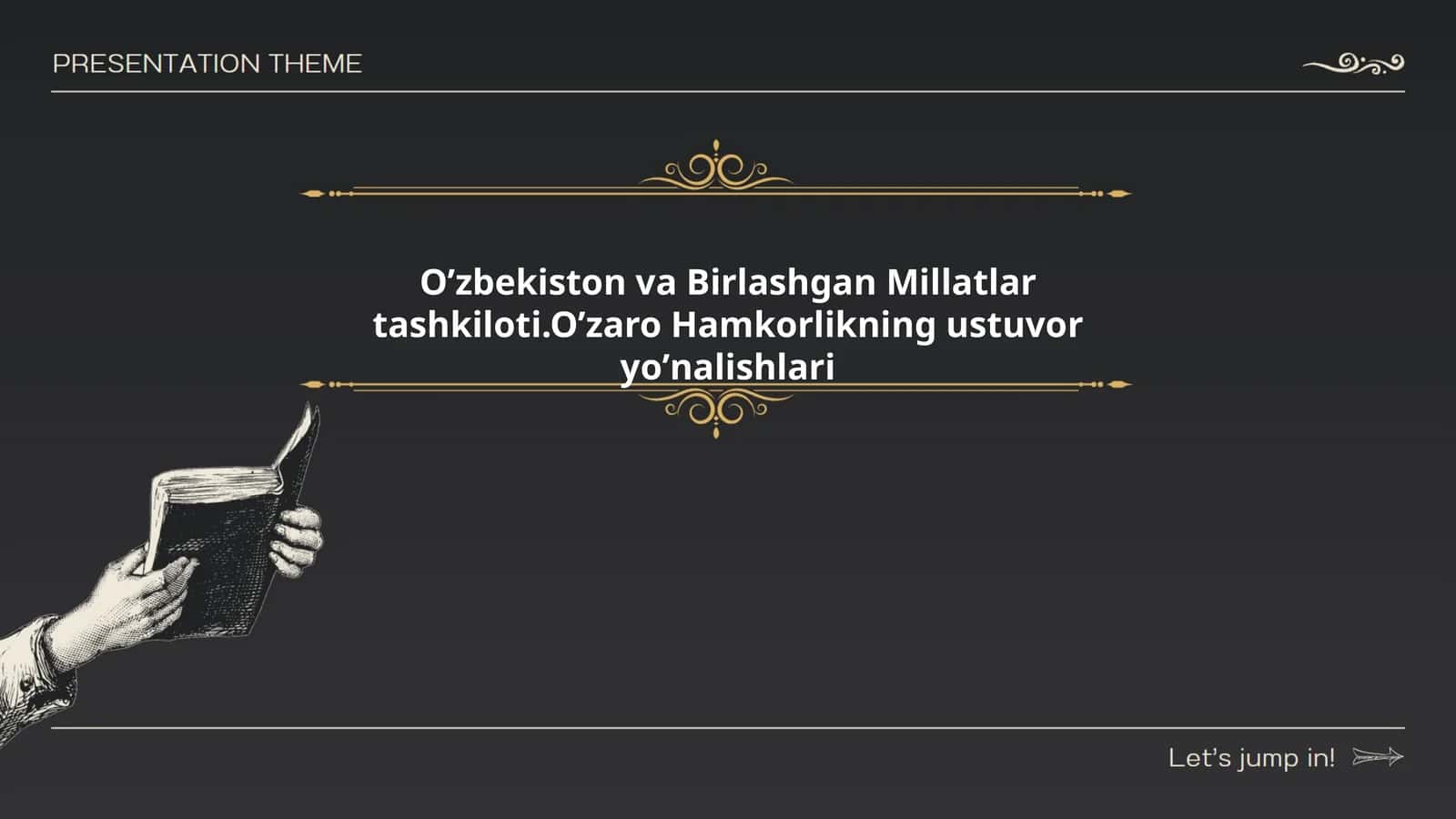 Oʼzbekiston va Birlashgan Millatlar tashkiloti:Oʼzaro Hamkorlikning ustuvor yoʼnalishlari 1