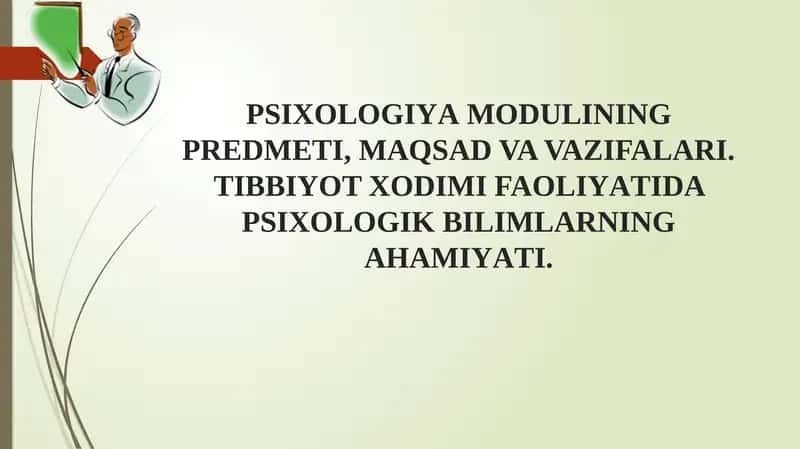Psixologiya Moduli 1